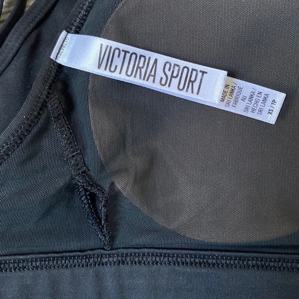 •Victoria’s Secret Sport• Strappy Mesh Athletic Sports Bra - Picture 5 of 6
